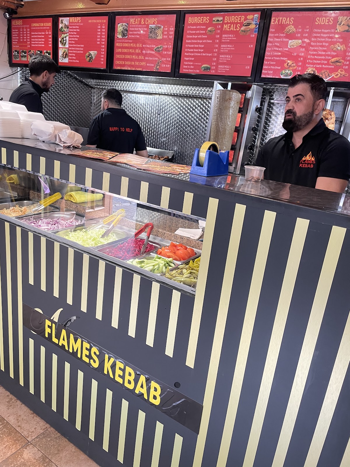 Photo of Flames Kebab House - 34 Cross St, Abergavenny NP7 5ER