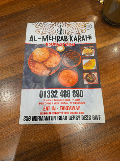 Photo of Al Mehrab karahi - 336 Normanton Rd, Derby DE23 6WF