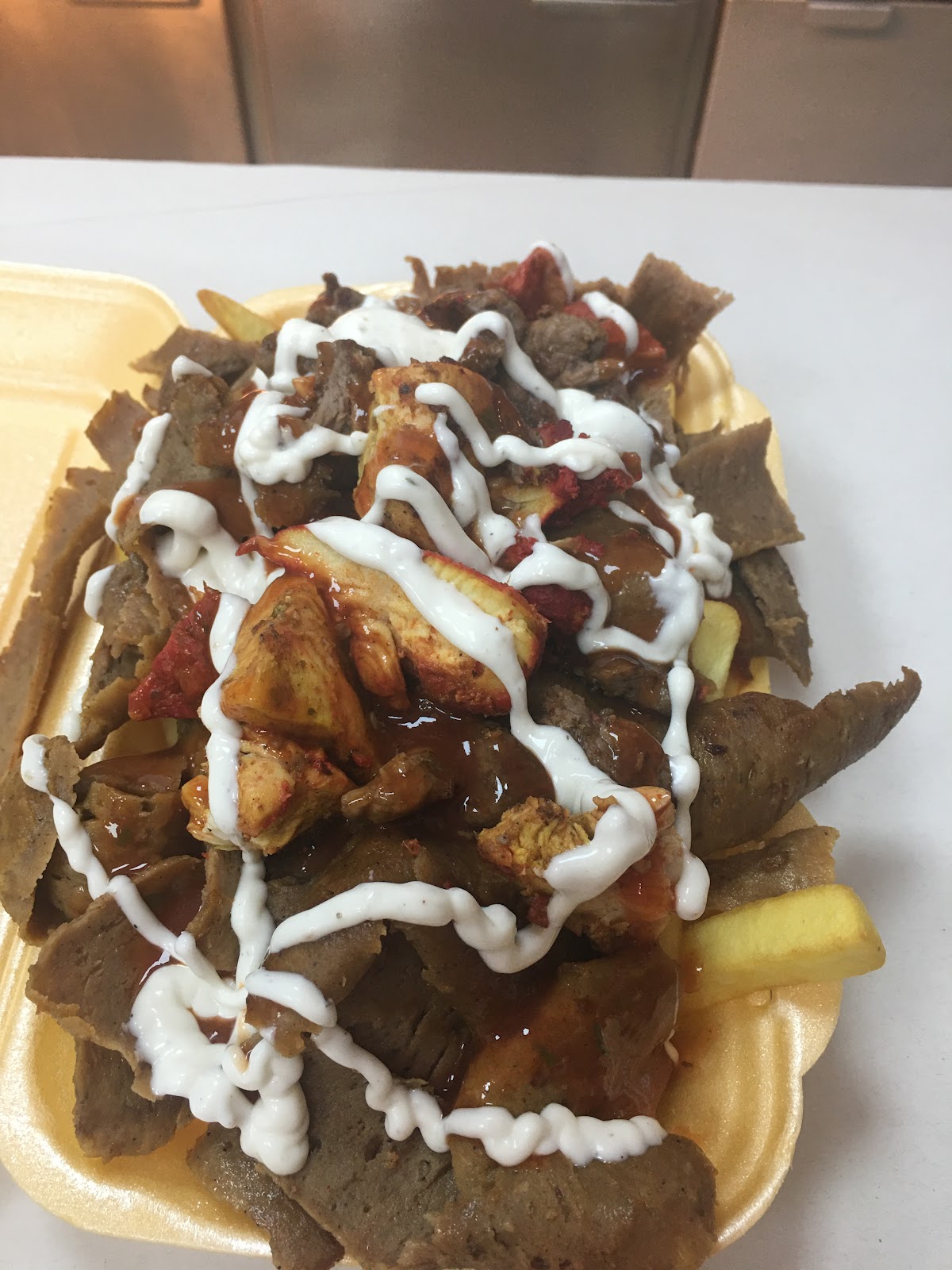Photo of Let's Eat Zyton kebab pizza - 76 Andersonstown Rd, Belfast BT11 9AN