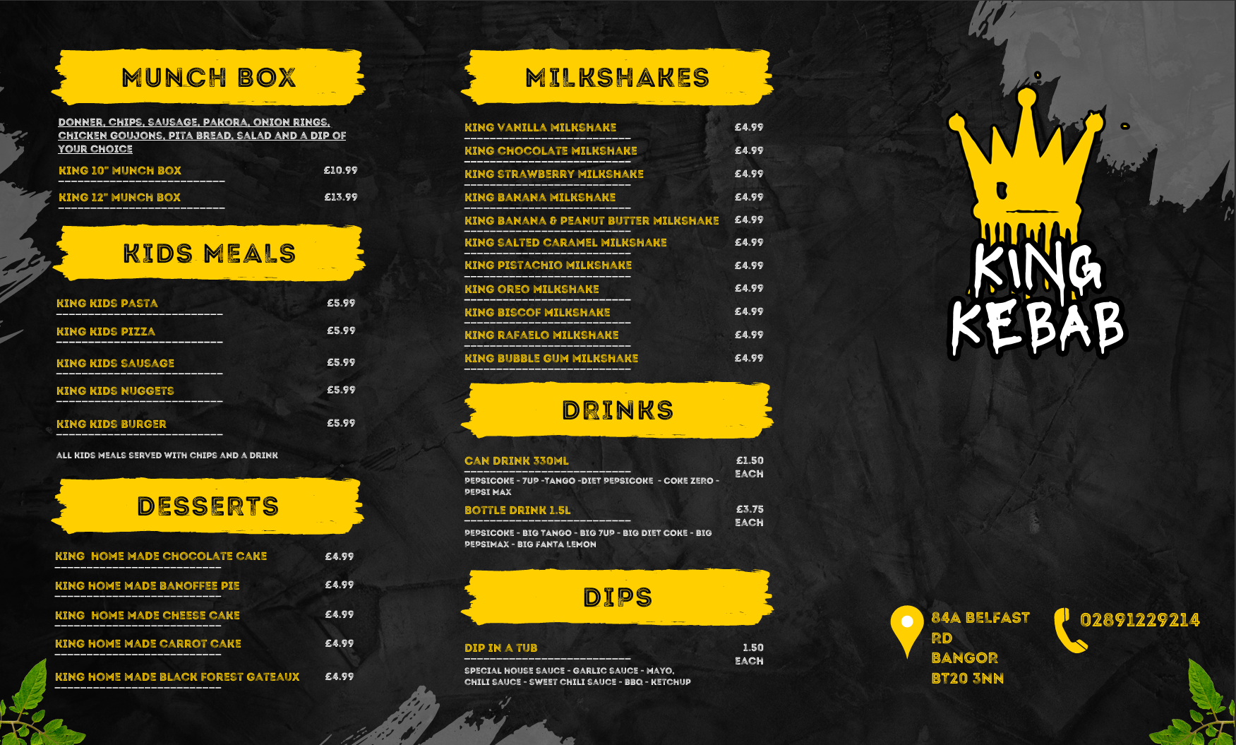 Photo of King Kebab - 84 Belfast Rd, Bangor BT20 3NN