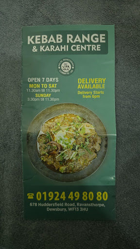 Photo of Kebab Range Take A Way - 1 Bradbury St, Ravensthorpe, Dewsbury WF13 3AU
