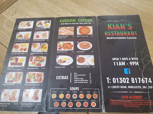 Photo of Kian's Restaurant - 51 Copley Rd, Doncaster DN1 2QP
