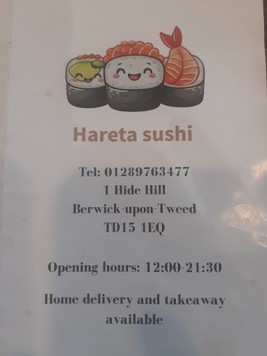 Photo of Hareta Sushi - 1 Hide Hill, Berwick-upon-Tweed TD15 1EQ