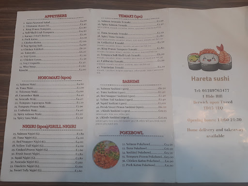 Photo of Hareta Sushi - 1 Hide Hill, Berwick-upon-Tweed TD15 1EQ
