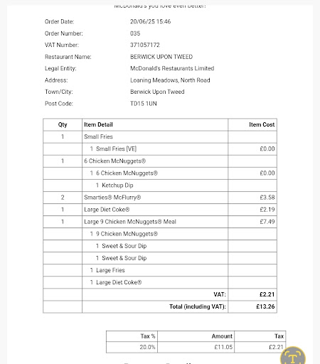 Photo of McDonald's - Loaning Meadows, North Rd, Berwick-upon-Tweed TD15 1UN