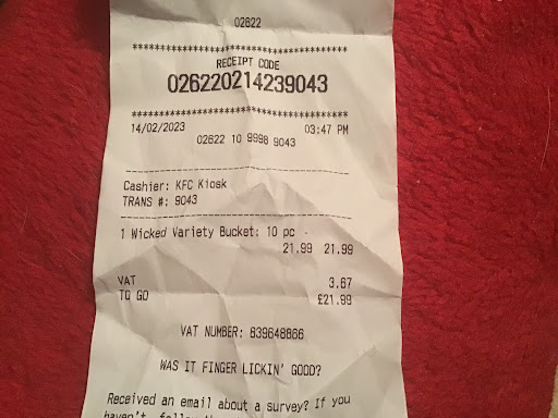 Photo of KFC - 24 Loaning Meadows, Berwick-upon-Tweed TD15 1PG