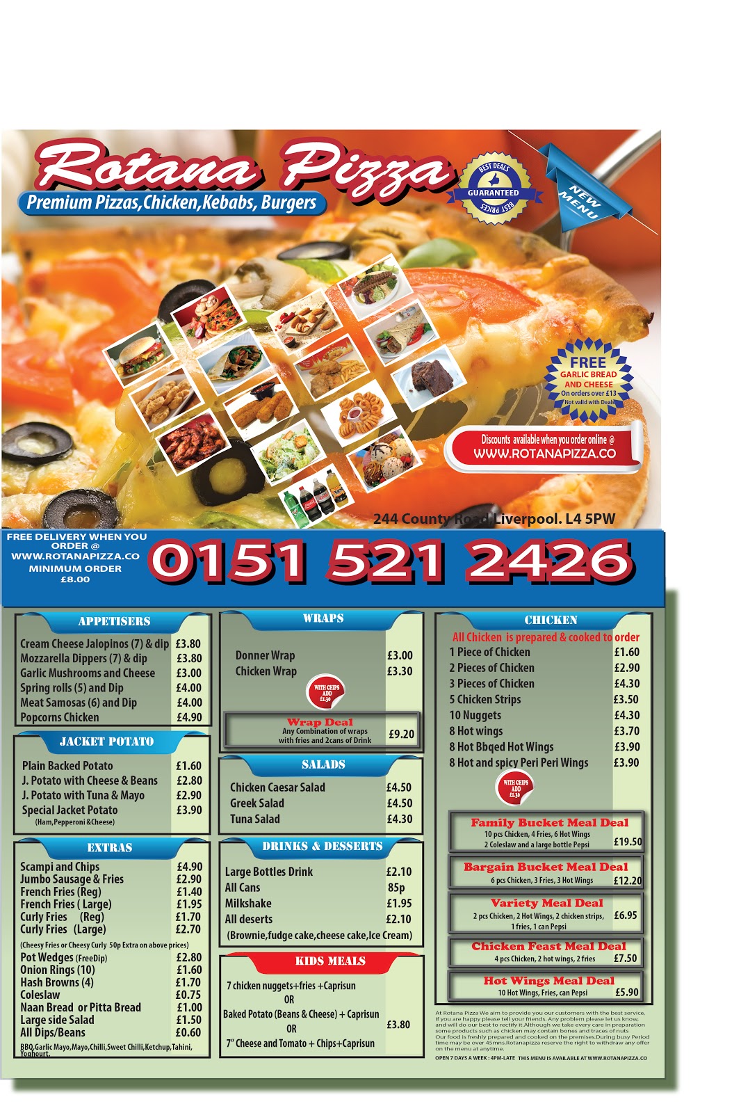Photo of Rotana Pizza - 244 County Rd, Liverpool L4 5PW
