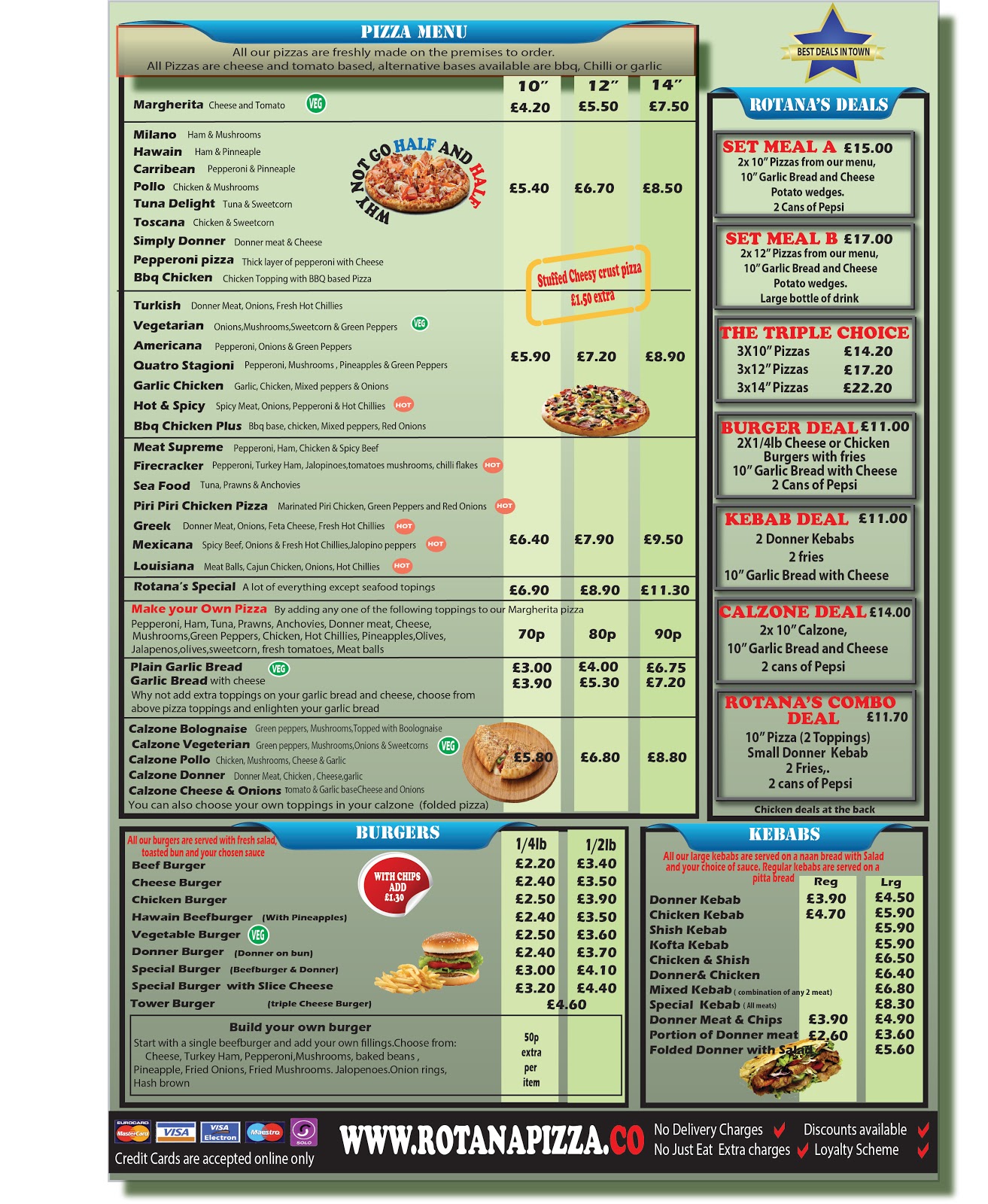 Photo of Rotana Pizza - 244 County Rd, Liverpool L4 5PW