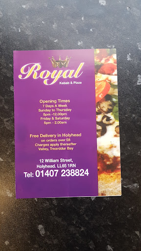 Photo of Royal Kebabs and Pizza - 12 Williams St, Holyhead LL65 1RN