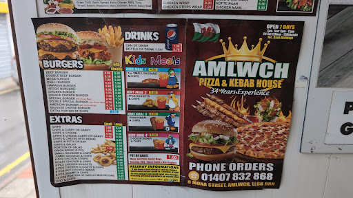 Photo of Amlwch Kebab & Burger & Pizza House - Mona kebab Ltd House, 8 Mona St, Amlwch LL68 9AN