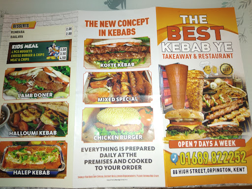 Photo of The Best Kebab Ye - 88 High St., Orpington BR6 0JZ