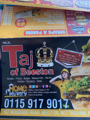 Photo of Taj Of Beeston - 107 Woodside Rd, Beeston, Nottingham NG9 2SB