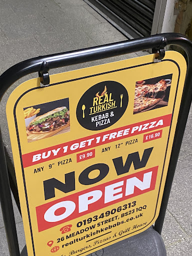 Photo of Real Turkish Kebab & Pizza - 26 Meadow St, Weston-super-Mare BS23 1QQ