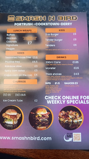 Photo of Smash n Bird Cookstown - 65 Chapel St, Cookstown BT80 8QB