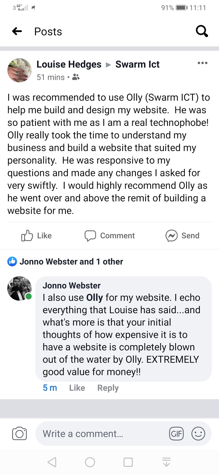 Photo of Swarm ICT Website Design - 17 The Links, Hawthorn, Corsham SN13 0NX