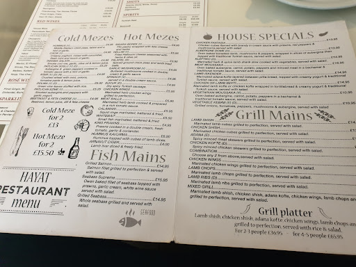 Photo of Hayat Turkish restaurant - 25 The Oval, Sidcup DA15 9ER