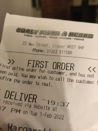 Photo of Pizza Hot Cromer - 23 New St, Cromer NR27 9HP