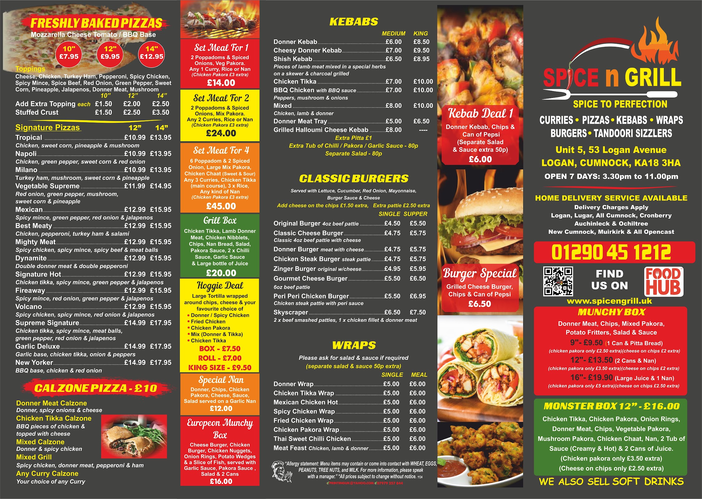 Photo of Spice n Grill Logan - 53 Logan Ave, Cumnock KA18 3HB