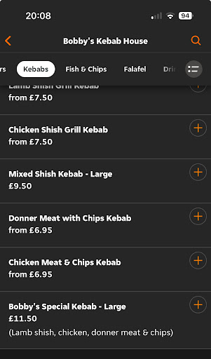 Photo of Bobby's Kebab House - 21 Candlemaker Row, Edinburgh EH1 2QG