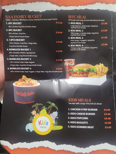 Photo of SAA Fried Chicken & Pizza - 135aFarm Rd, Barnsley S70 3DN