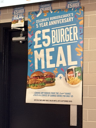 Photo of BURGER & SAUCE - Derbion - Unit FC01B, Food Court, Derbion Centre, London Rd, Derby DE1 2PL