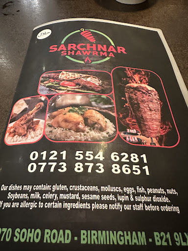 Photo of Sarchnar Shawrma - 270 Soho Rd, Handsworth, Birmingham B21 9LX