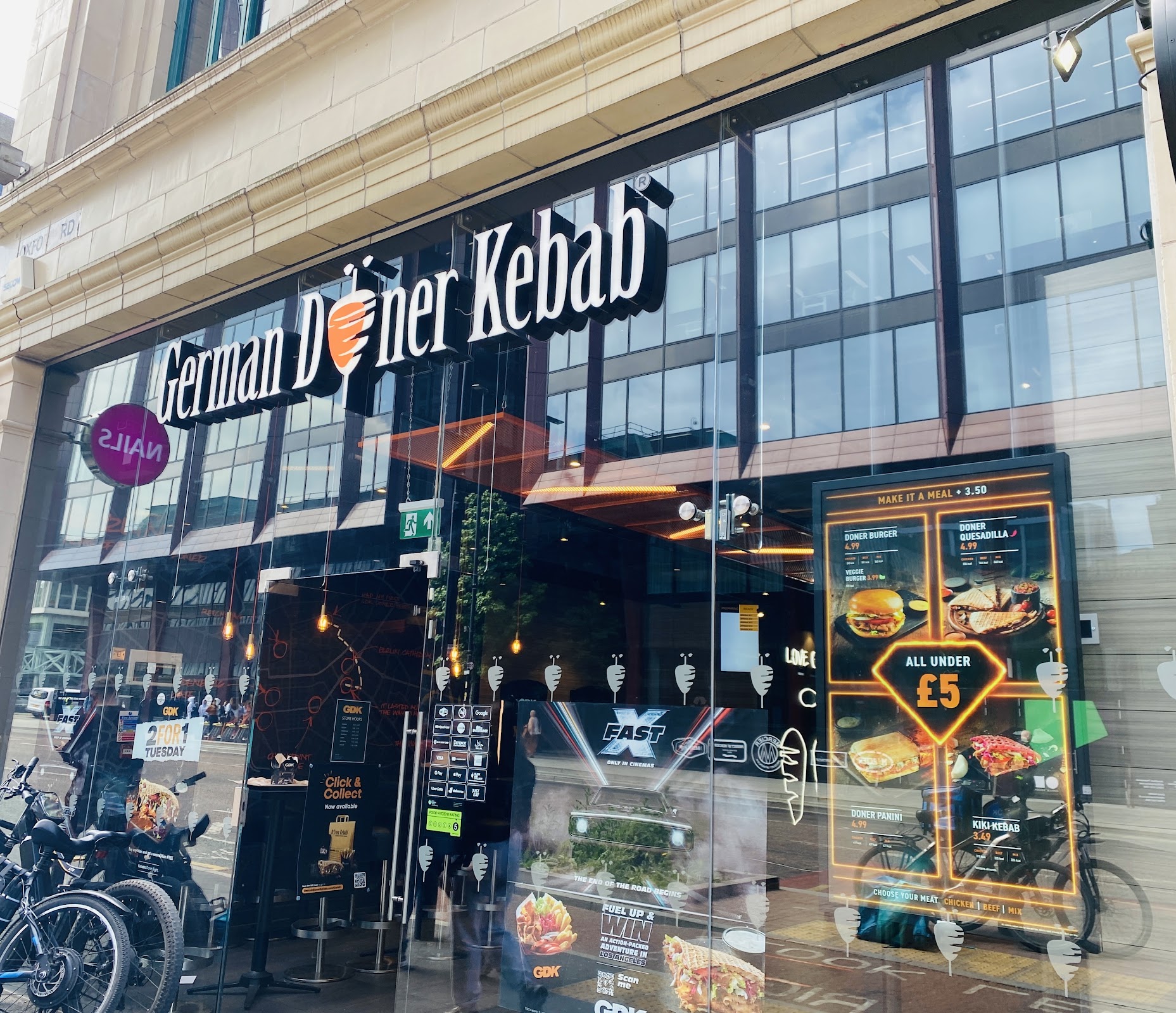 Photo of German Doner Kebab (GDK) - 14 Oxford Rd, Manchester M1 5QA