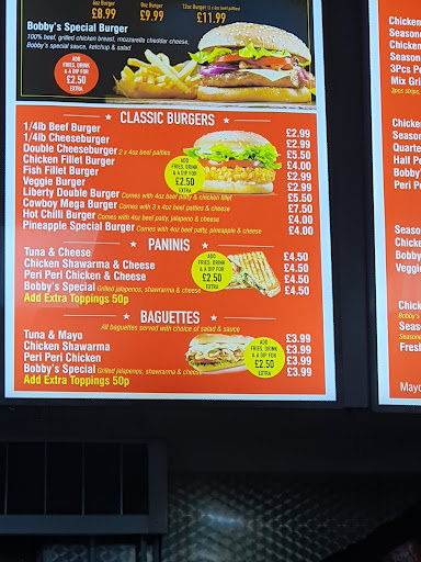 Photo of Bobby's Burger And Grill - 20 New St, Dudley DY1 1LP