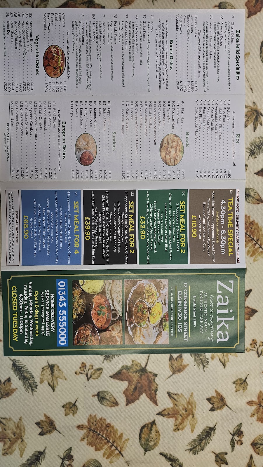 Photo of Zaika - Geddes & Mellis Ltd, 17 Commerce St, Elgin IV30 1BS