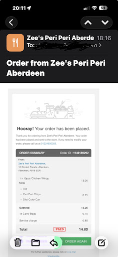 Photo of Zee's Peri Peri Grill Aberdeen - 15 Stocket Parade, Aberdeen AB16 5QN