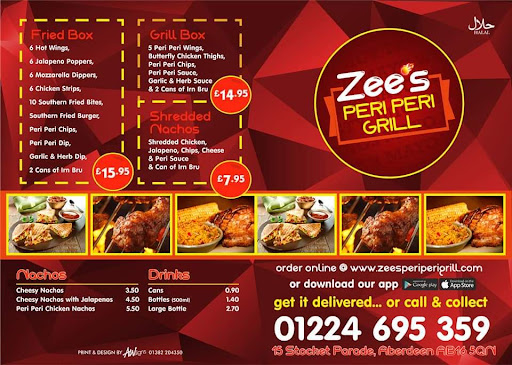 Photo of Zee's Peri Peri Grill Aberdeen - 15 Stocket Parade, Aberdeen AB16 5QN