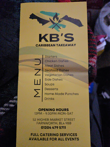Photo of KB'S Caribbean Takeaway - 52 Higher Market St, Farnworth, Bolton BL4 9BB