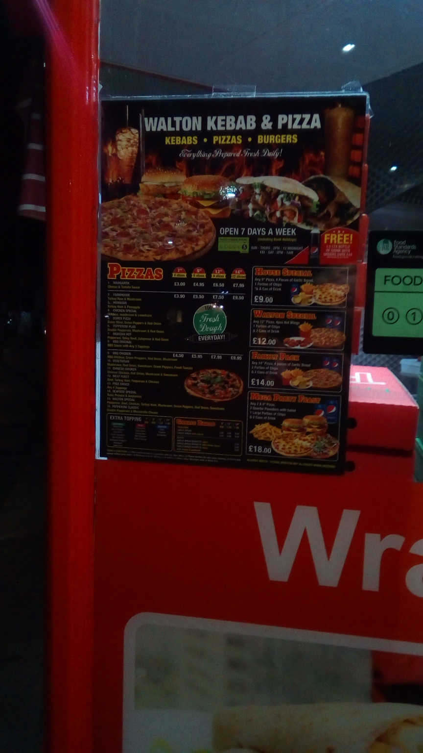 Photo of Walton Kebab & Pizza - 111 High Rd W, Trimley St Mary, Felixstowe IP11 9AJ