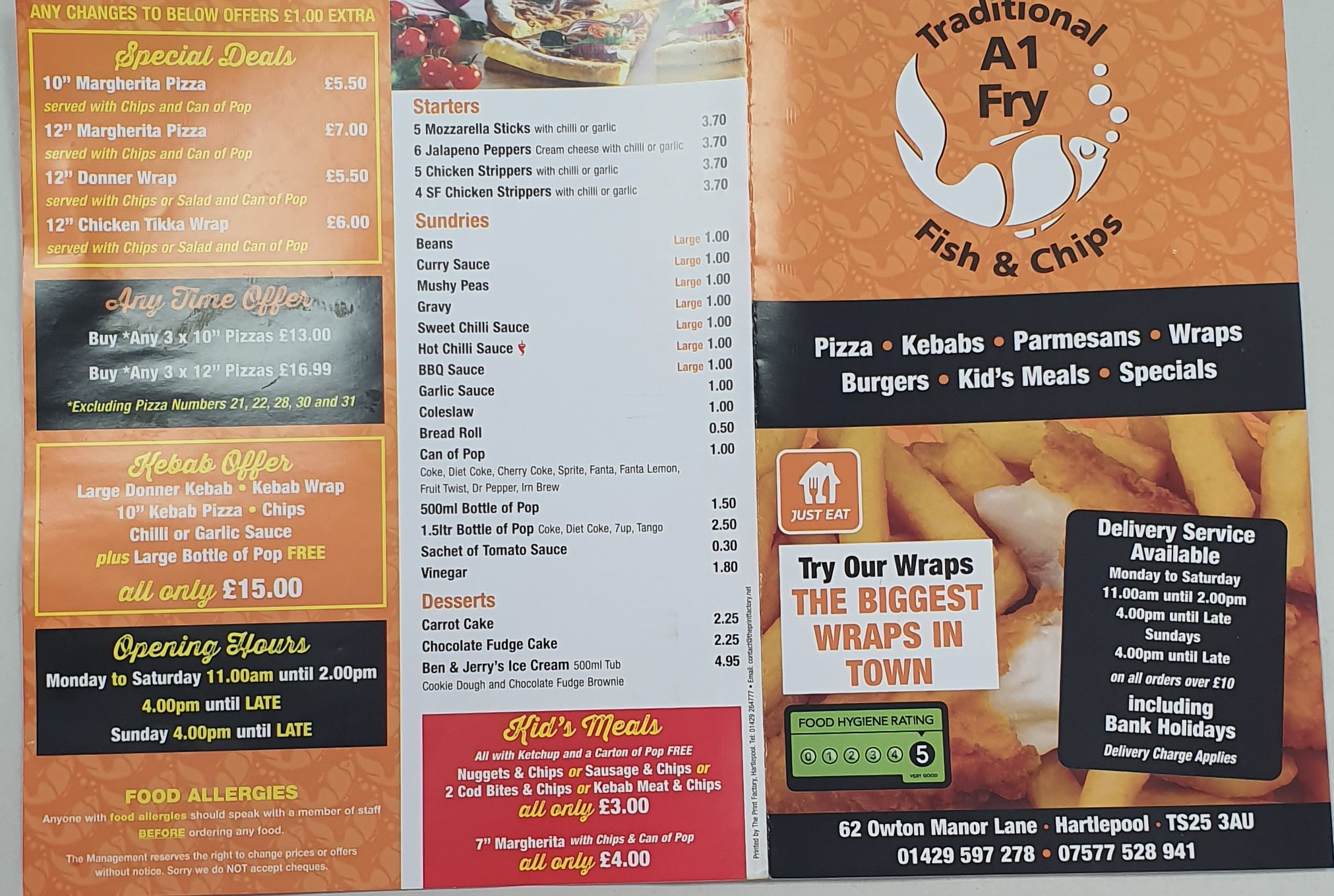 Photo of A1 fry - 62 Owton Manor Ln, Hartlepool TS25 3AU