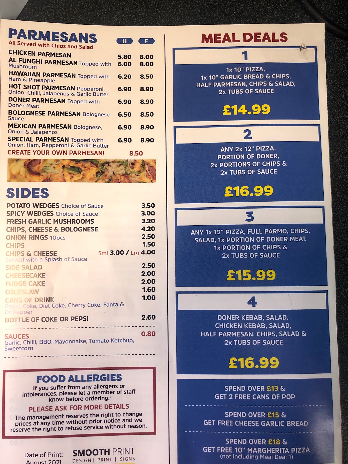 Photo of Siciliano Express Pizzeria & Grill - 133 Stockton Rd, Cleveland, Hartlepool TS25 1SL