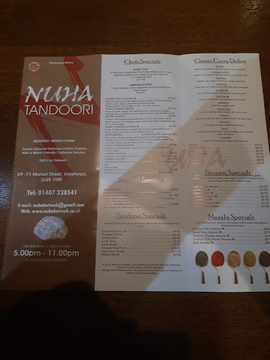 Photo of Nuha Tandoori Restaurant - 69-71 Market St, Holyhead LL65 1UW