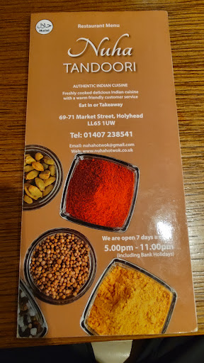 Photo of Nuha Tandoori Restaurant - 69-71 Market St, Holyhead LL65 1UW