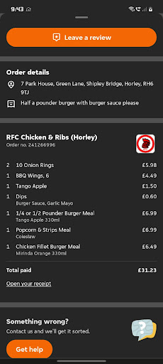 Photo of RFC Chicken & Ribs (Horley) - 38 Victoria Rd, Horley RH6 7PZ