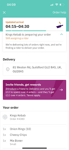 Photo of Guildford Kebab Centre - 39 Woodbridge Hill, Guildford GU2 9AD