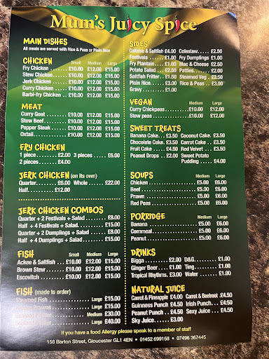 Photo of Mum’s Juicy Spice Takeaway - 158 Barton St, Gloucester GL1 4EN