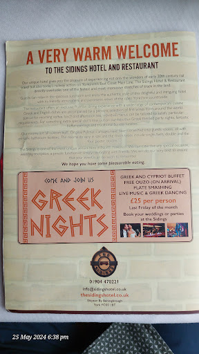 Photo of Mediterranean Restaurant @ Sidings Hotel - Station Ln, York YO30 1BT