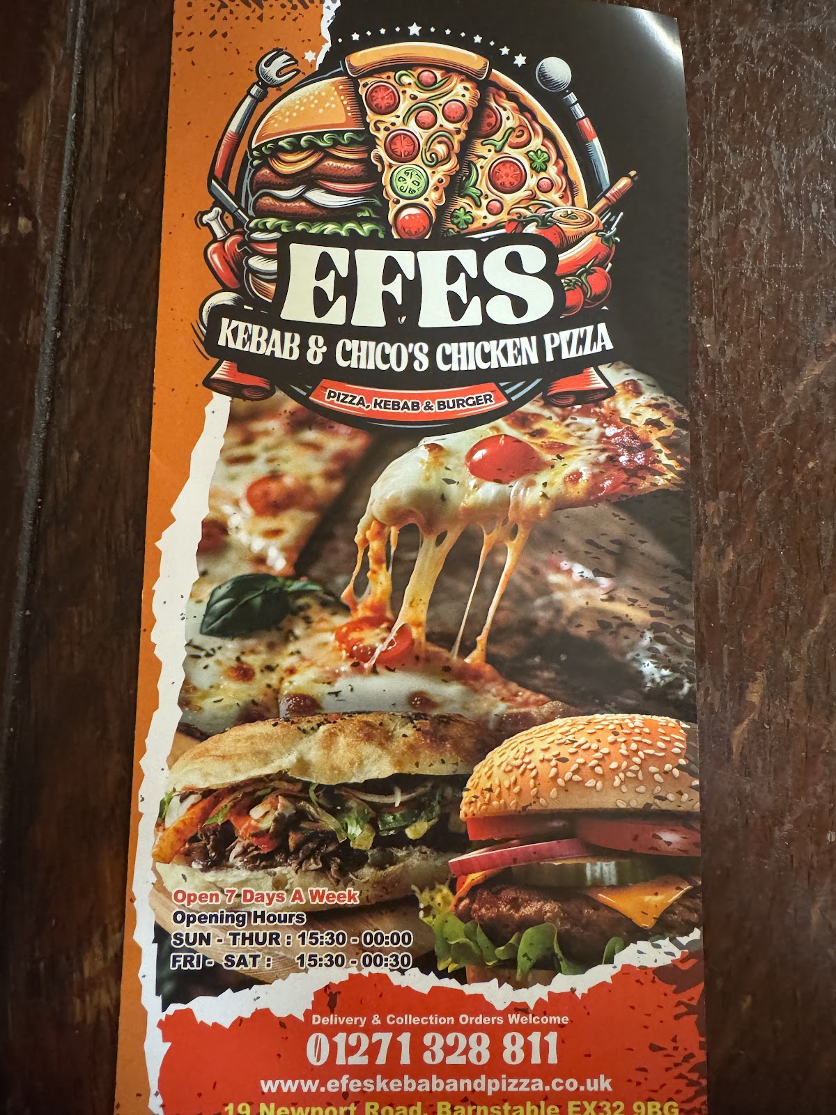 Photo of Efes Kebab & Pizza - 19 Newport Rd, Barnstaple EX32 9BG