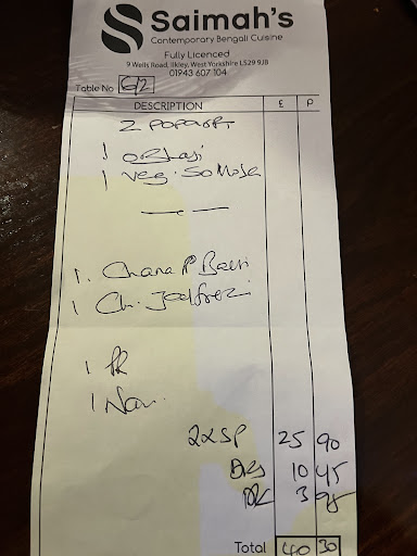 Photo of Saimah's Restaurant - 9 Wells Rd, Ilkley LS29 9JB