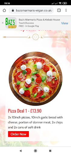 Photo of Baz's Marmaris Pizza & Kebab House - 41 Ashbourne Ave, Wigan WN2 1AF