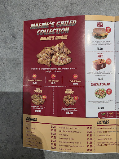 Photo of MAEME’S PIRI PIRI INVERNESS - SHOPPING CENTER, Unit -4 Eastgate, Inverness IV2 3PP