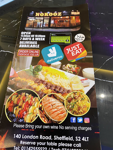 Photo of Norooz Restaurant - 140 London Rd, Highfield, Sheffield S2 4LT
