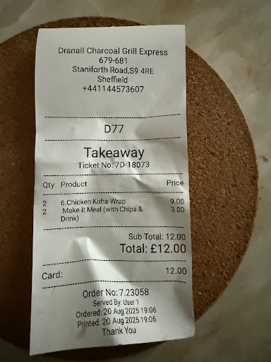 Photo of Darnall Charcoal Grill Express - 679 Staniforth Rd, Darnall, Sheffield S9 4RE