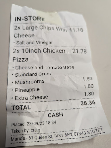 Photo of Mario's - 61 Queen St, Lossiemouth IV31 6PY