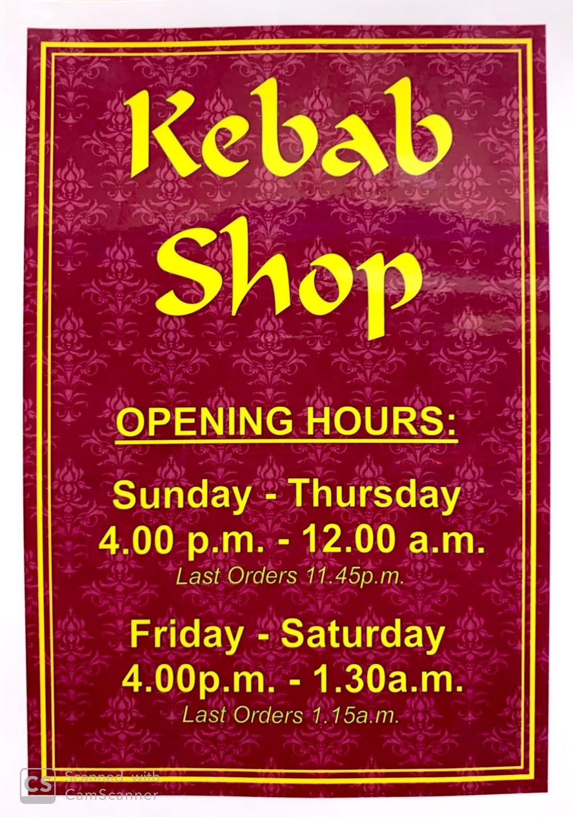 Photo of Kirkwall Kebab & Pizza Shop - 39 Junction Rd, Kirkwall KW15 1AG