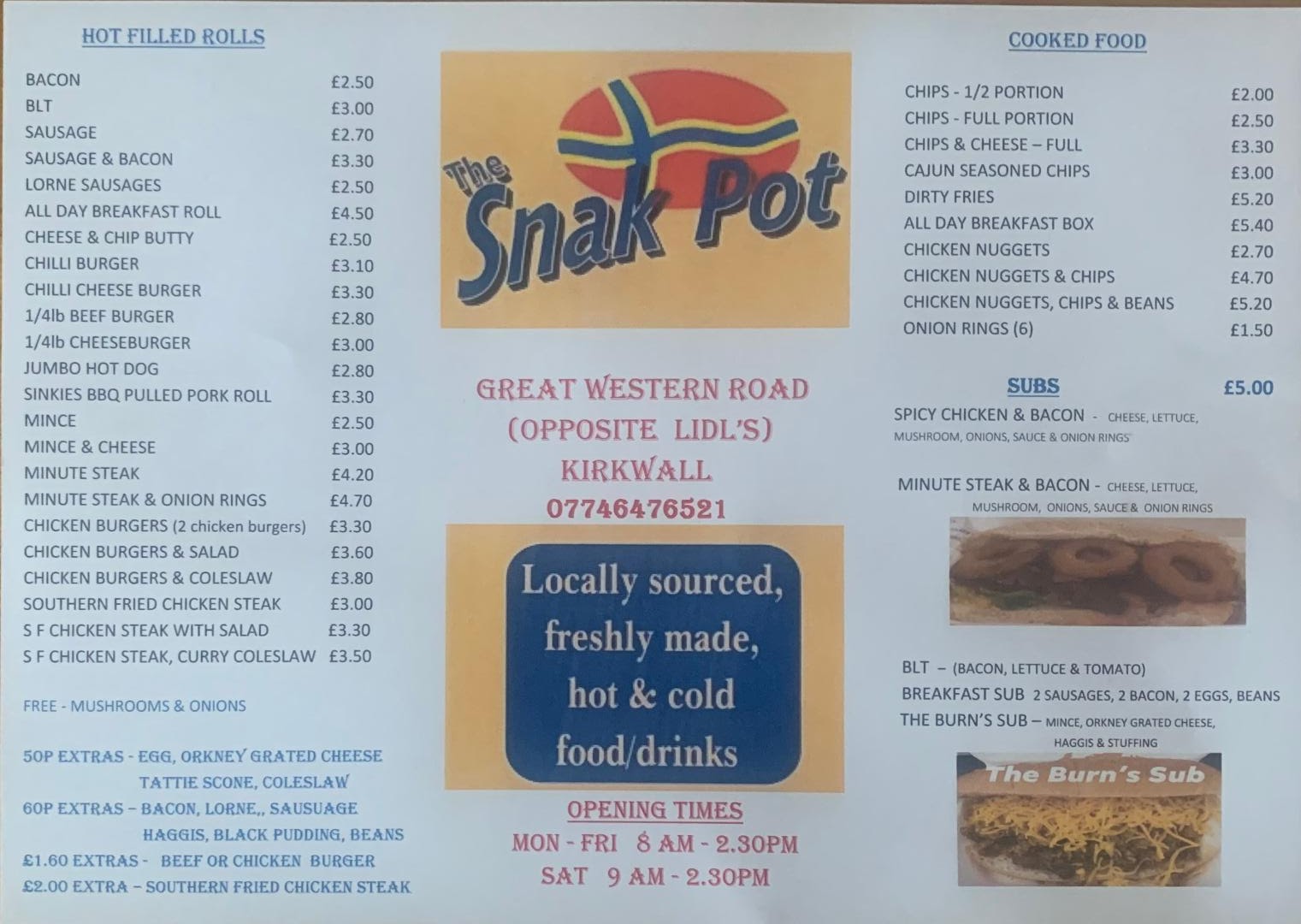 Photo of The Snak Pot - Great Western Rd, Kirkwall KW15 1AN